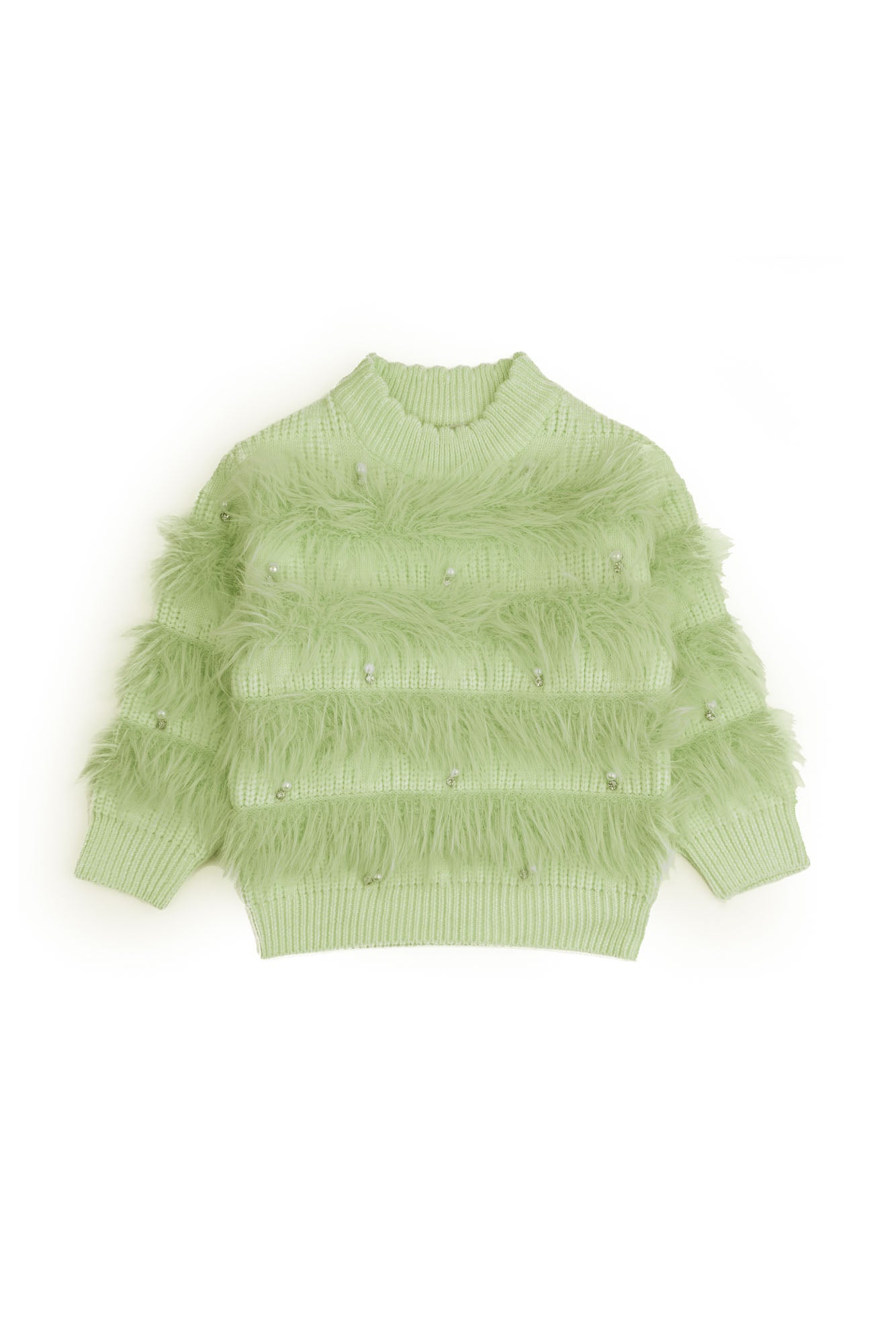 Green Faux Fur Co-ORD Set