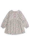 Girls' Colorful Floral Ruffled Tunic
