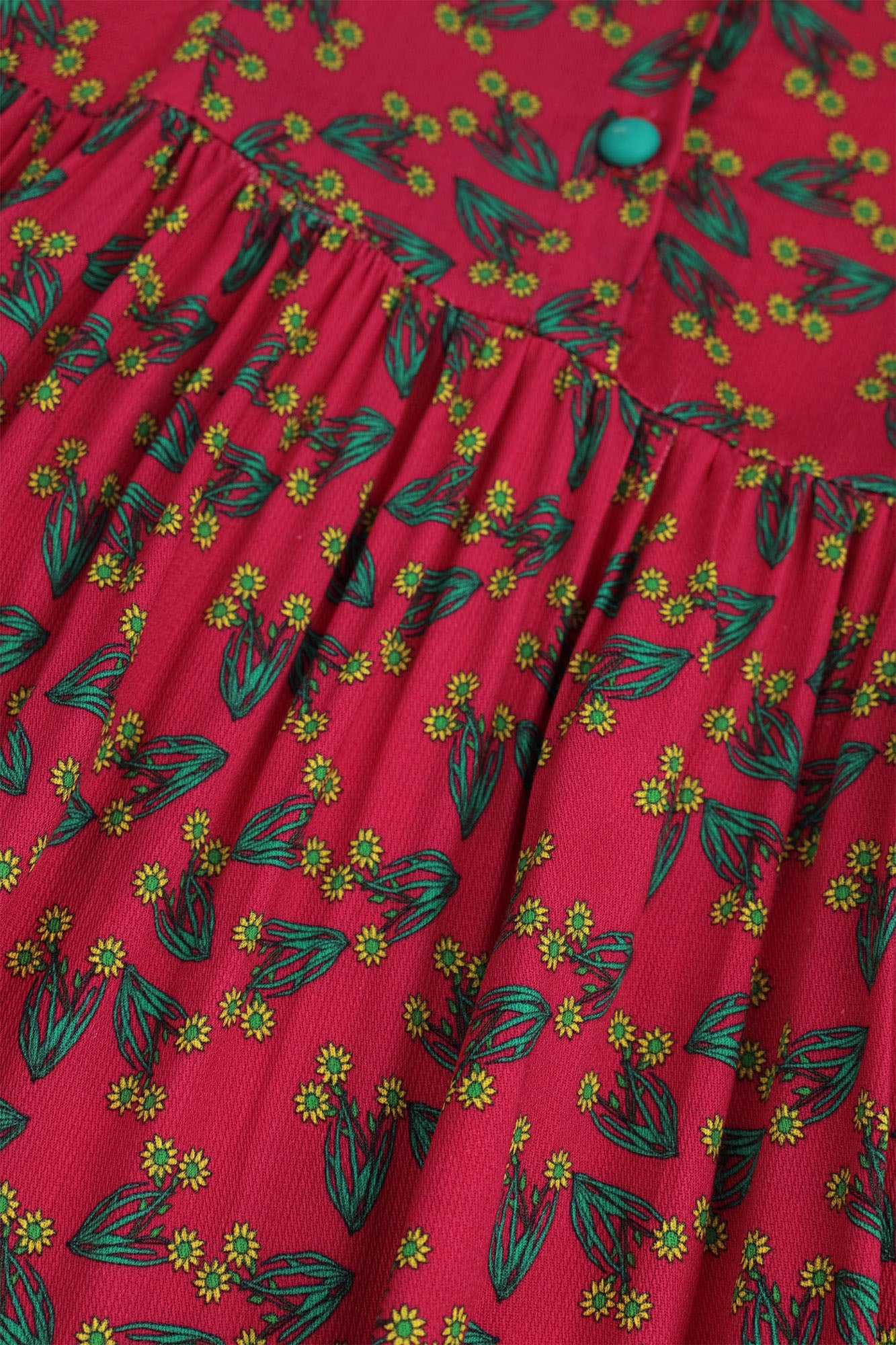 Girls’ Vibrant Raspberry Frock