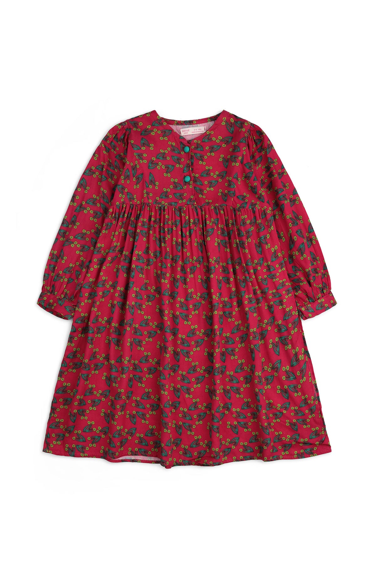 Girls’ Vibrant Raspberry Frock