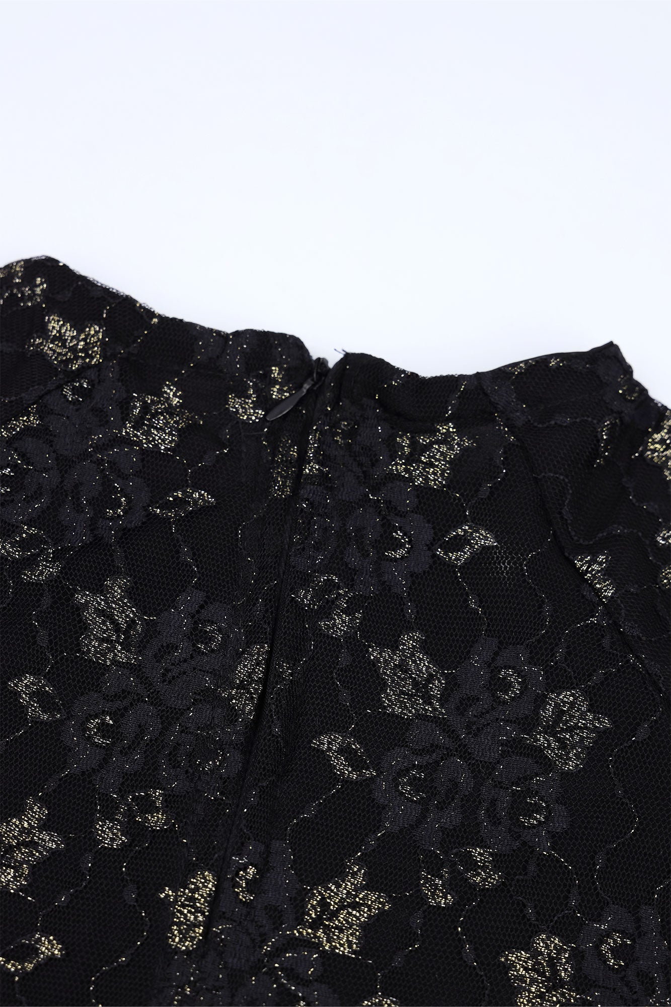 Girls' Elegance Gold-Flecked Lace
