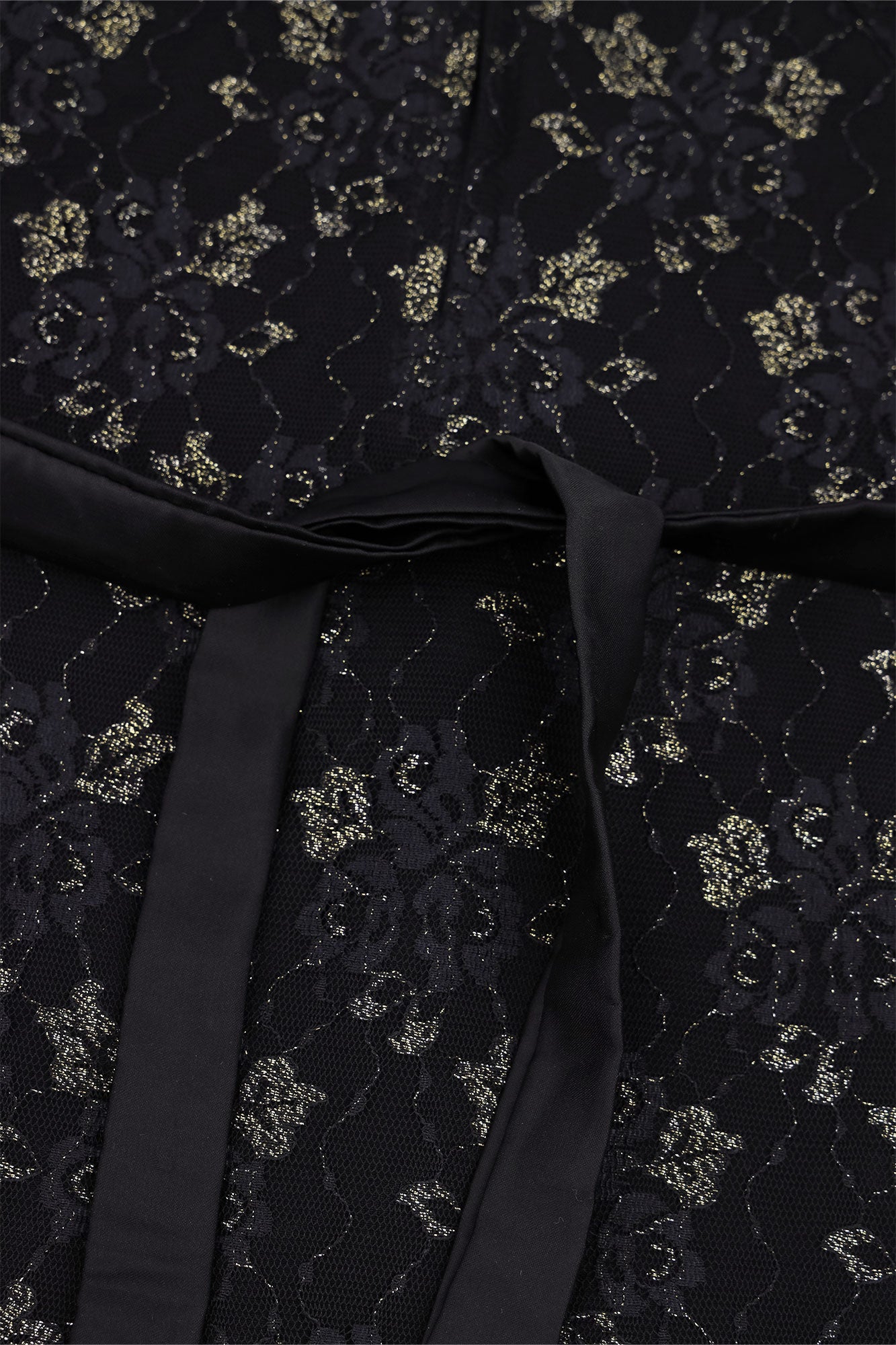 Girls' Elegance Gold-Flecked Lace