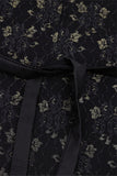 Girls' Elegance Gold-Flecked Lace