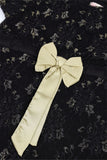 Girls' Elegance Gold-Flecked Lace