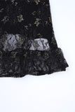 Girls' Elegance Gold-Flecked Lace