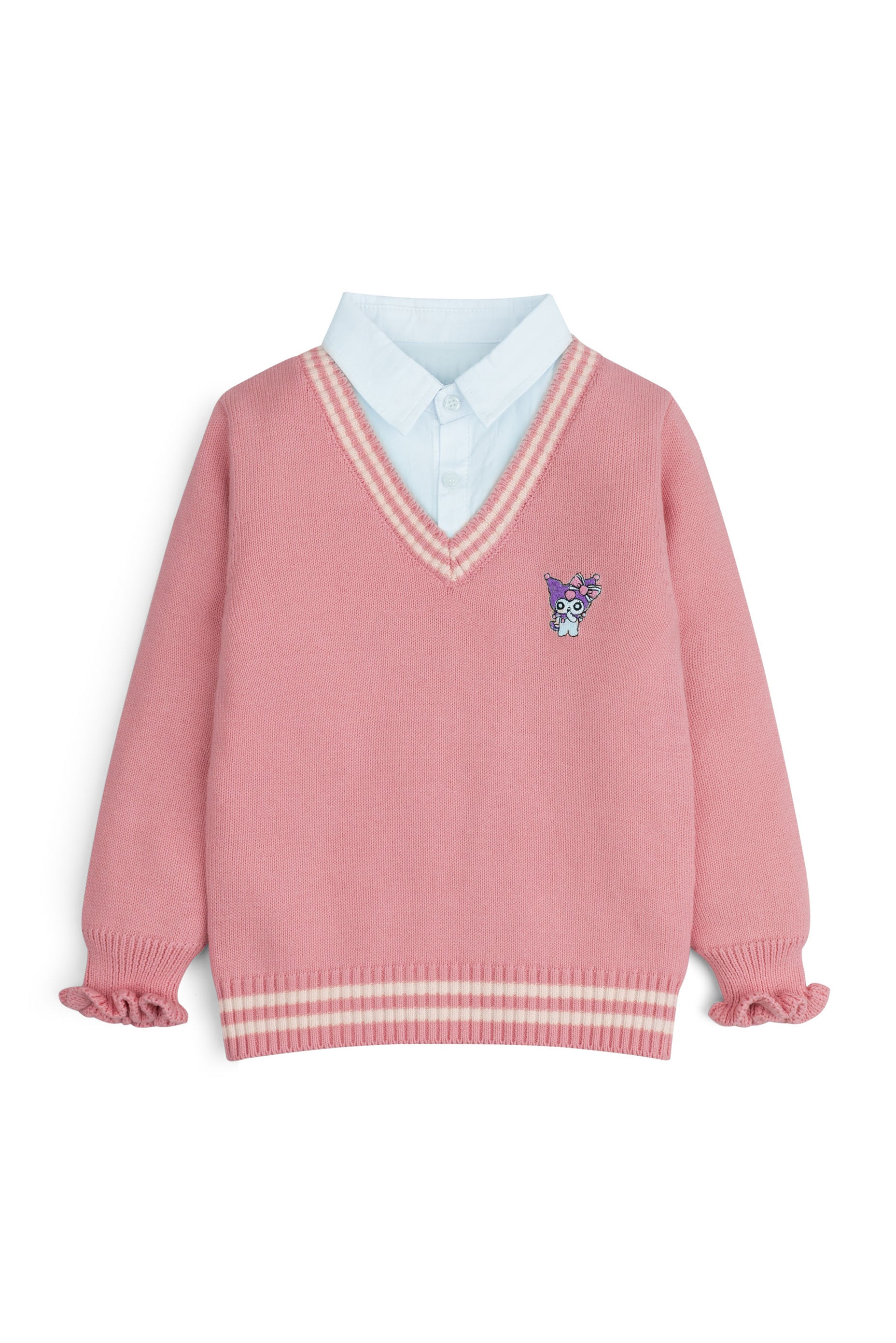 V-Neck Character Sweater