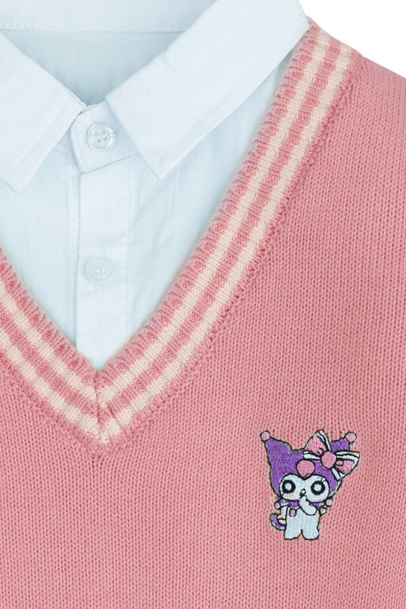 V-Neck Character Sweater