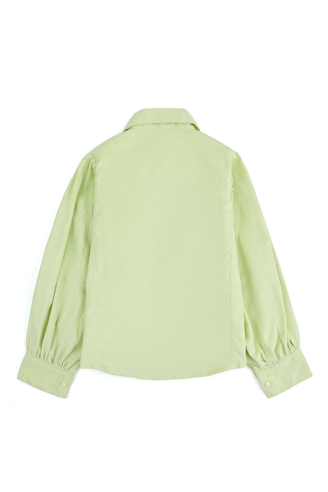 Girls  Puff-Sleeve Corduroy Shirt