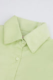 Girls  Puff-Sleeve Corduroy Shirt