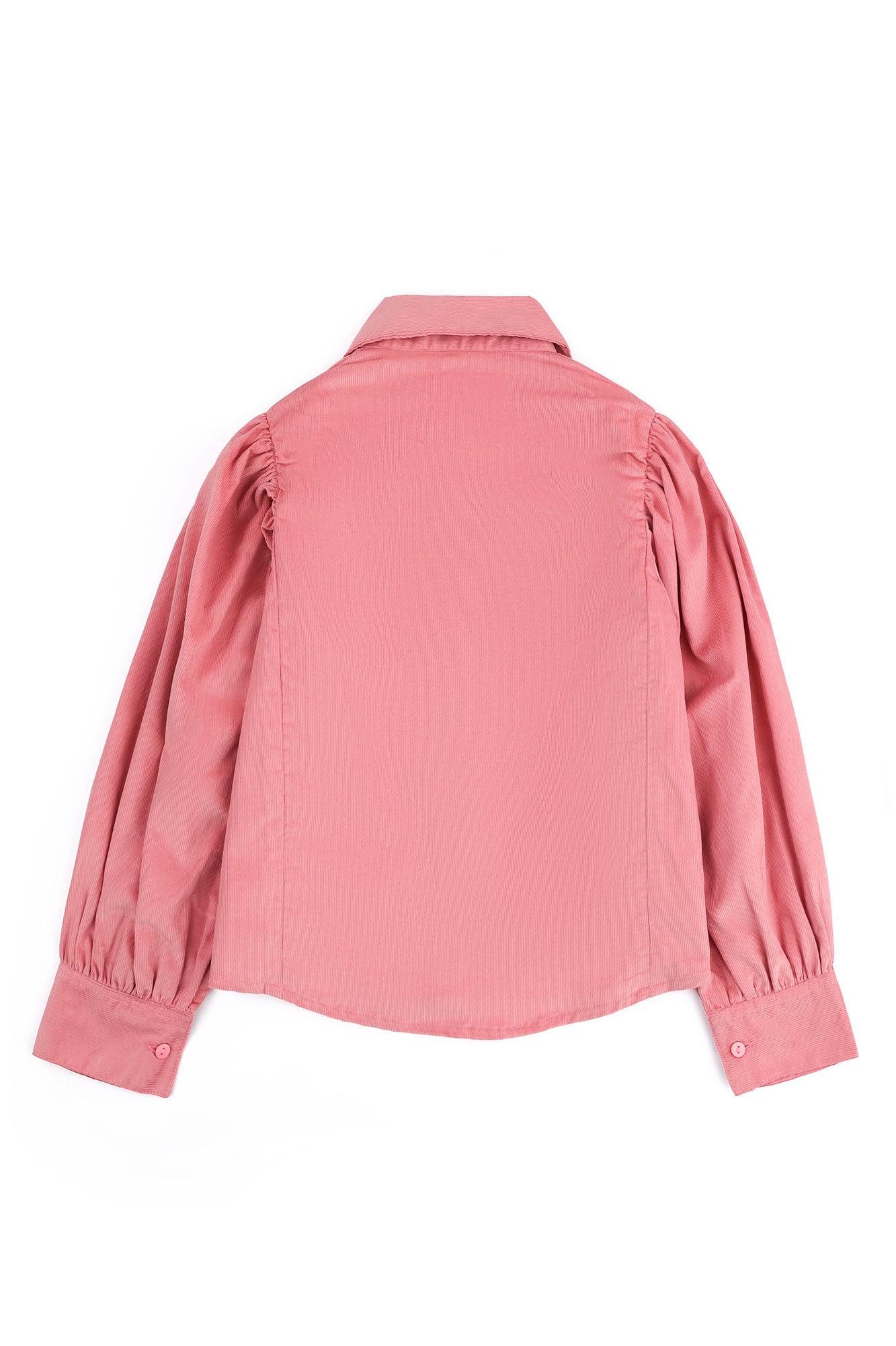Girls  Puff-Sleeve Corduroy Shirt