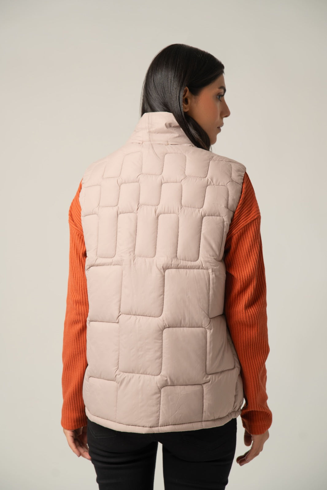 Quilted Sleeveless Puffer Jacket