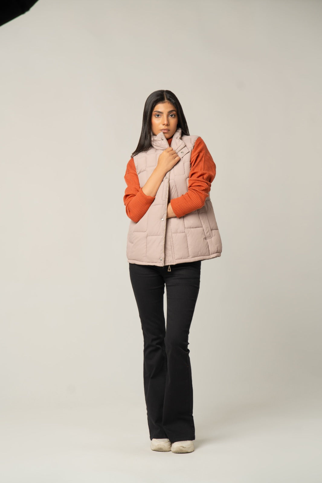 Quilted Sleeveless Puffer Jacket
