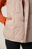 Quilted Sleeveless Puffer Jacket
