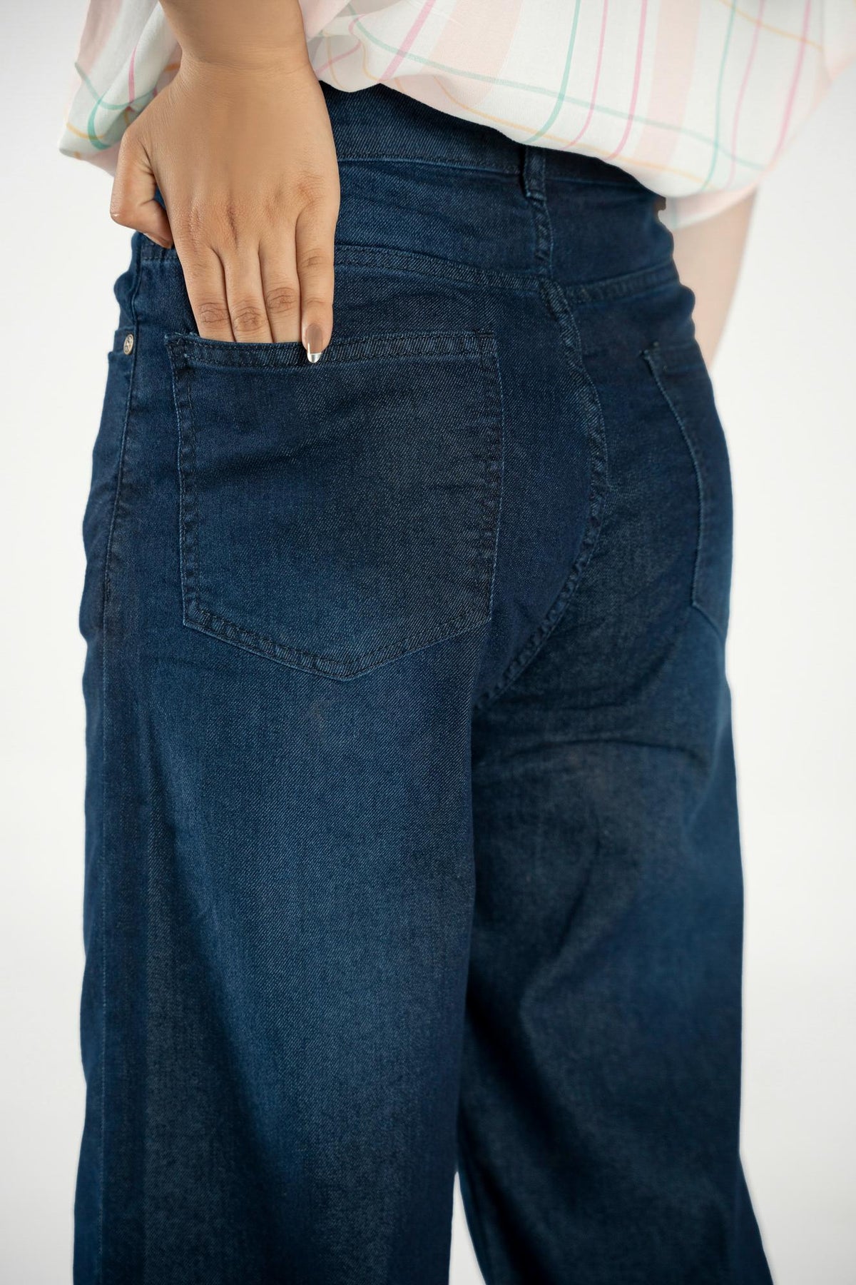 Women's Wide-Leg Azure Denim