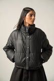 Urban Black -Bordeaux Puffer Jacket