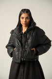 Urban Black -Bordeaux Puffer Jacket