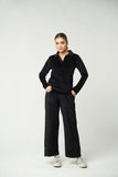 The Luxe Black Velvet Co-ord Set