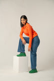 Vibrant Polo Long Sleeve Tee