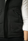 Black Structured Puffer Jacket