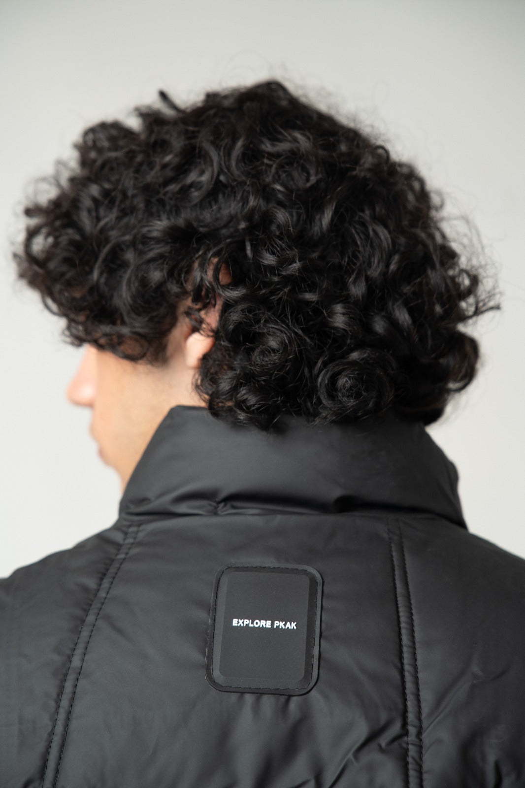 Black Sleeveless Puffer Jacket