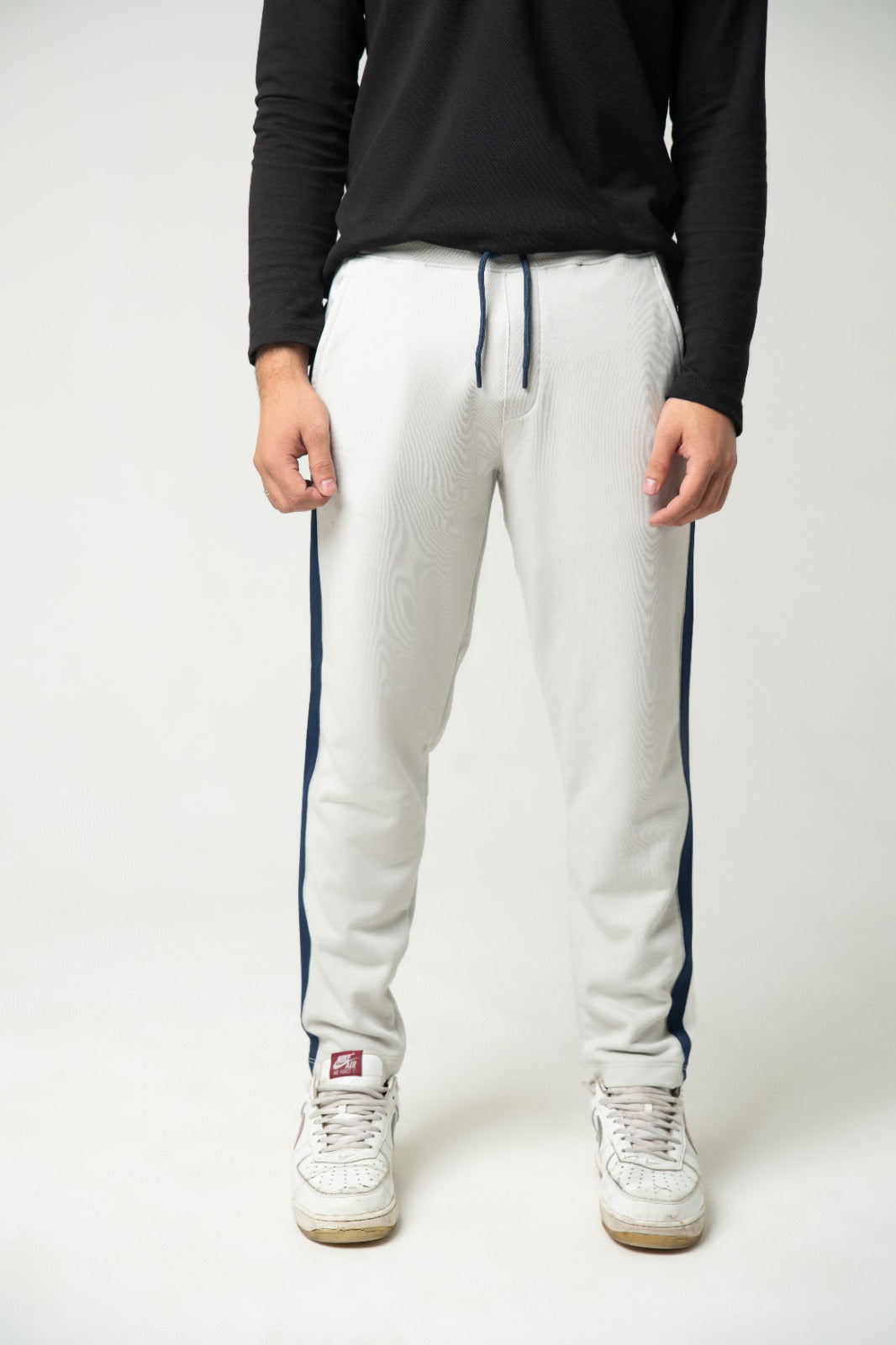 Side-Stripe Fleece Joggers