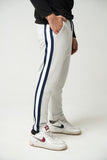 Side-Stripe Fleece Joggers