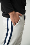 Side-Stripe Fleece Joggers