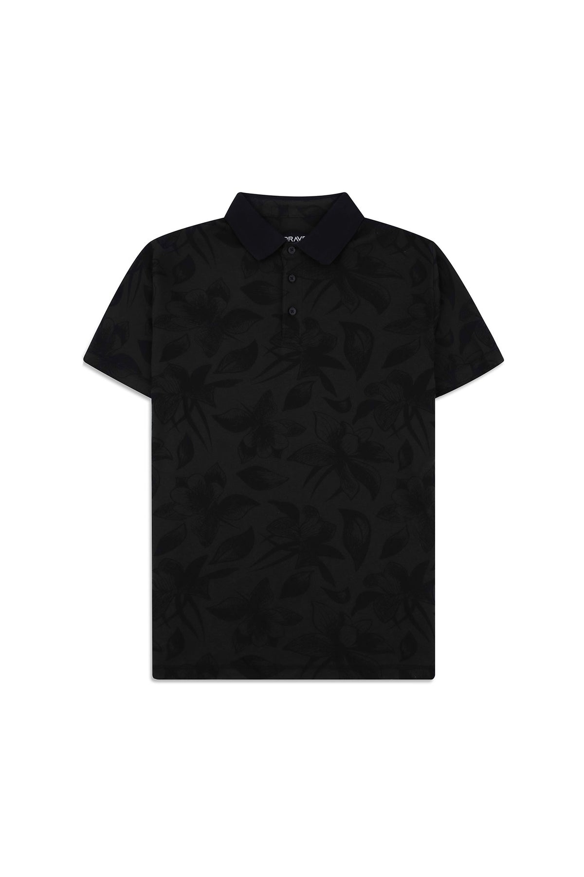 Men’s Midnight Floral Polo