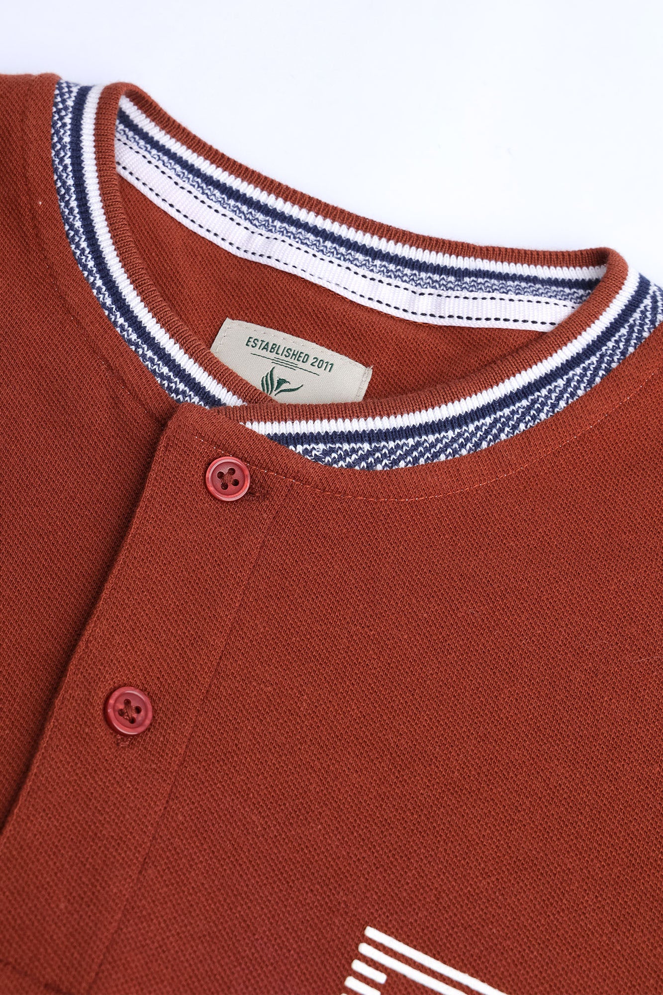 Men's Brown Henley