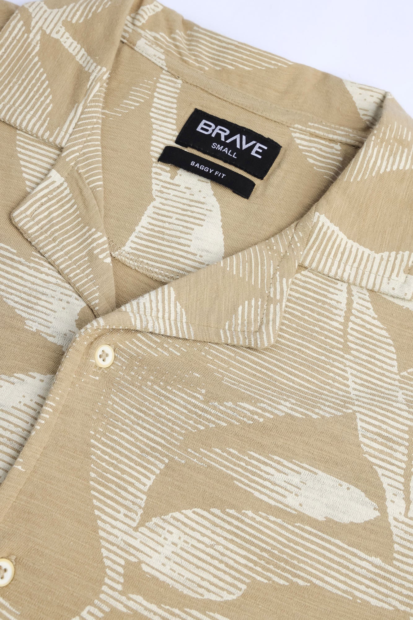 Men's Tropical Leaf Jersey Shirt