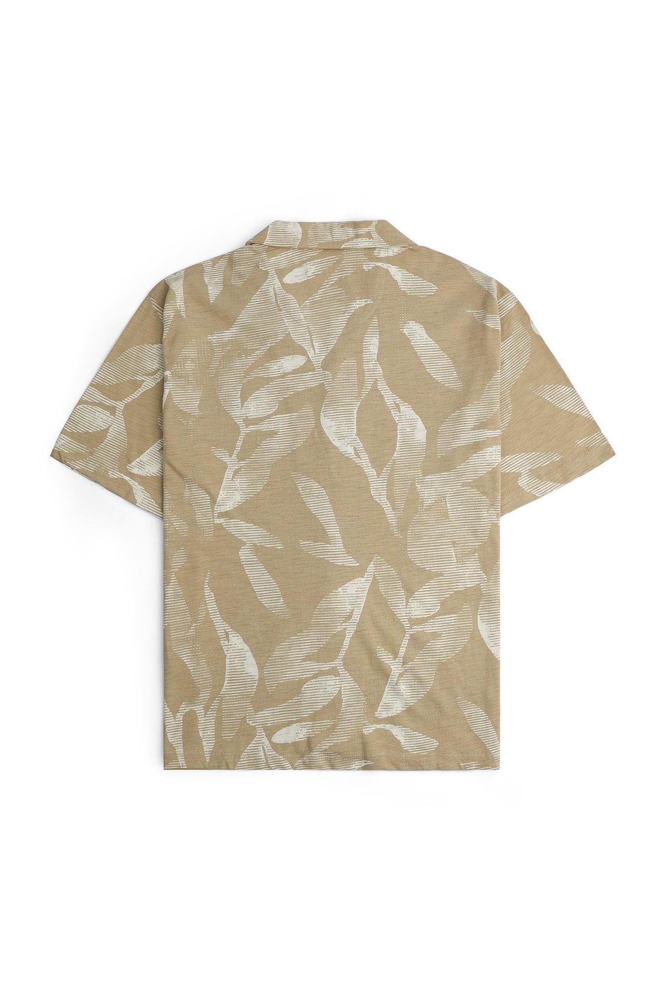 Men's Tropical Leaf Jersey Shirt