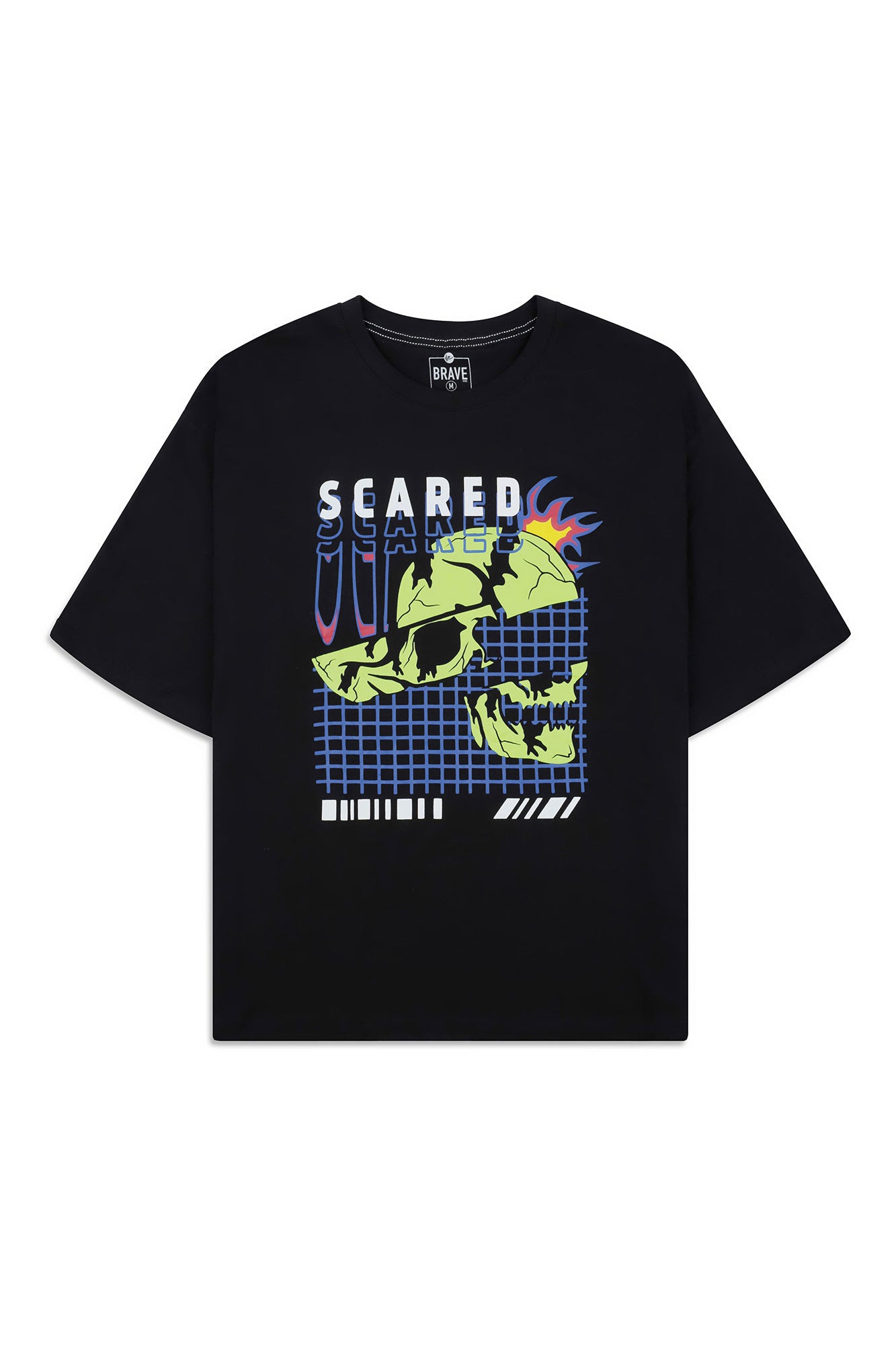 Men’s Cyber Skull Oversized Tee