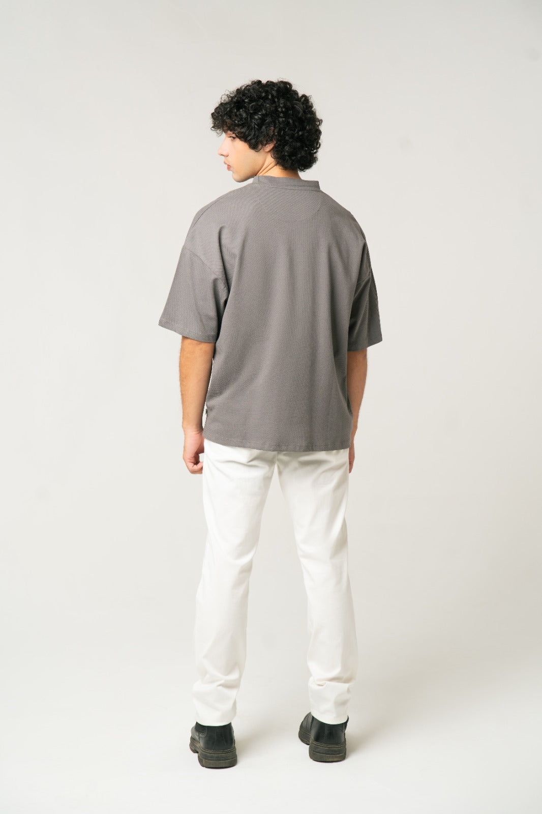 Gray Oversized Tee