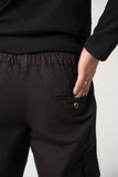 Men's Black Utility Cargo Trousers