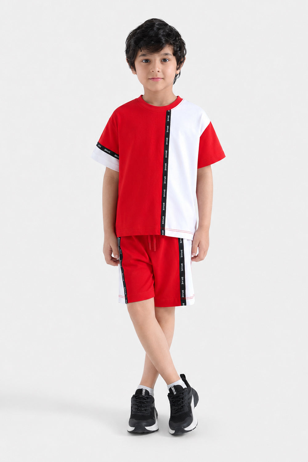 Boys' Contrast Colorblock Co-ord Set