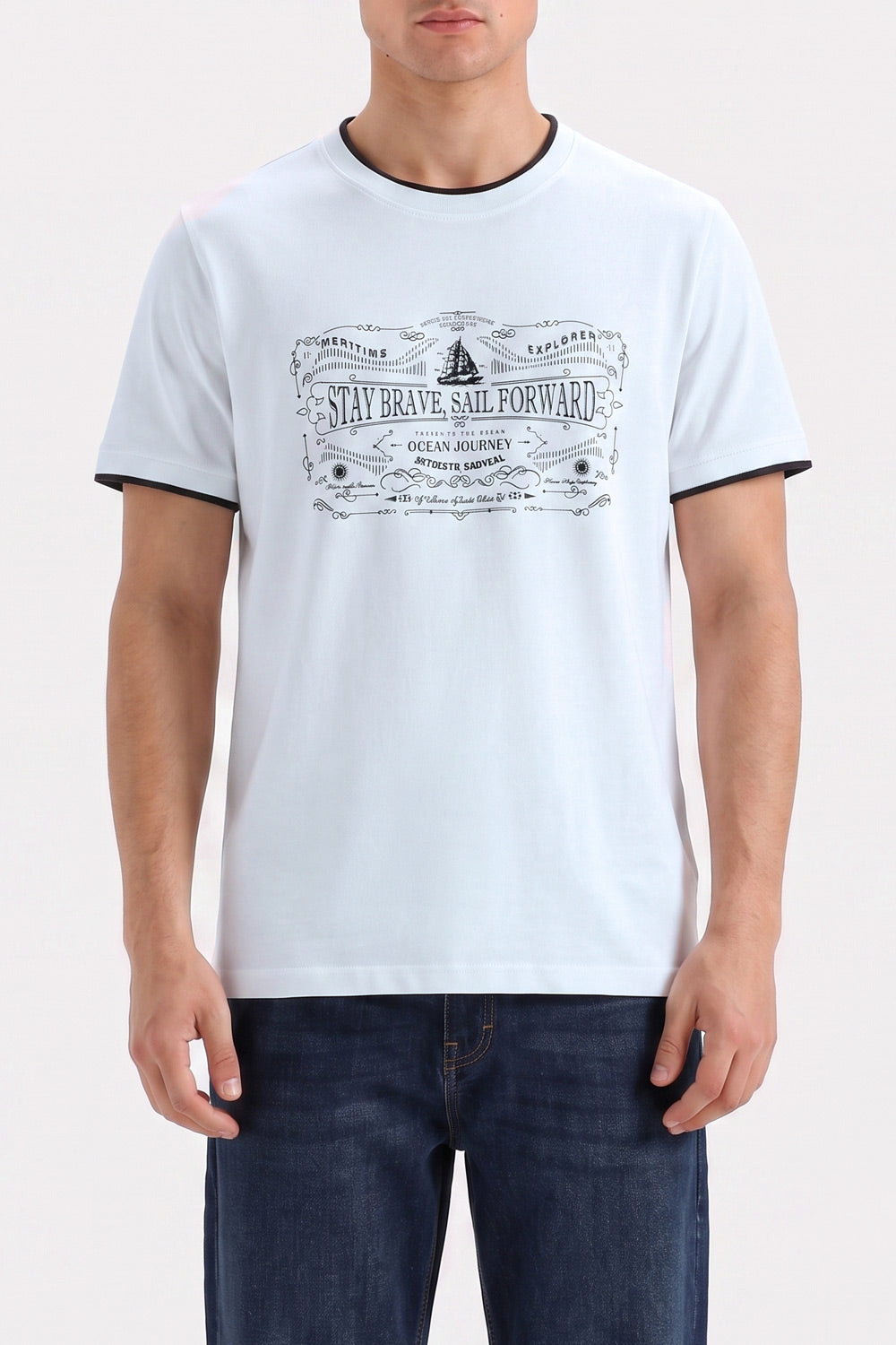 Men’s Graphic Crew Neck Tee