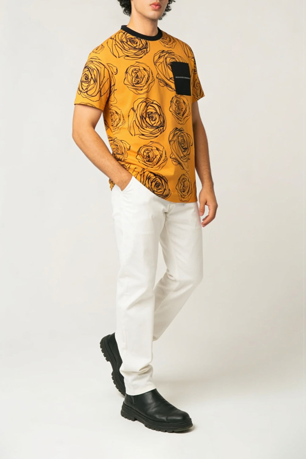 Men’s Golden Rose Pocket Tee