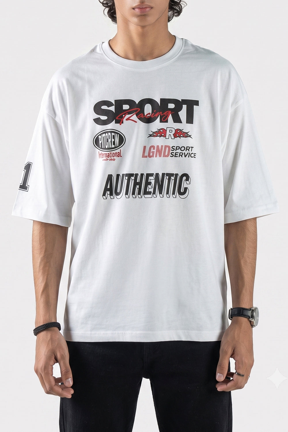 Men's Racing Oversized Tee