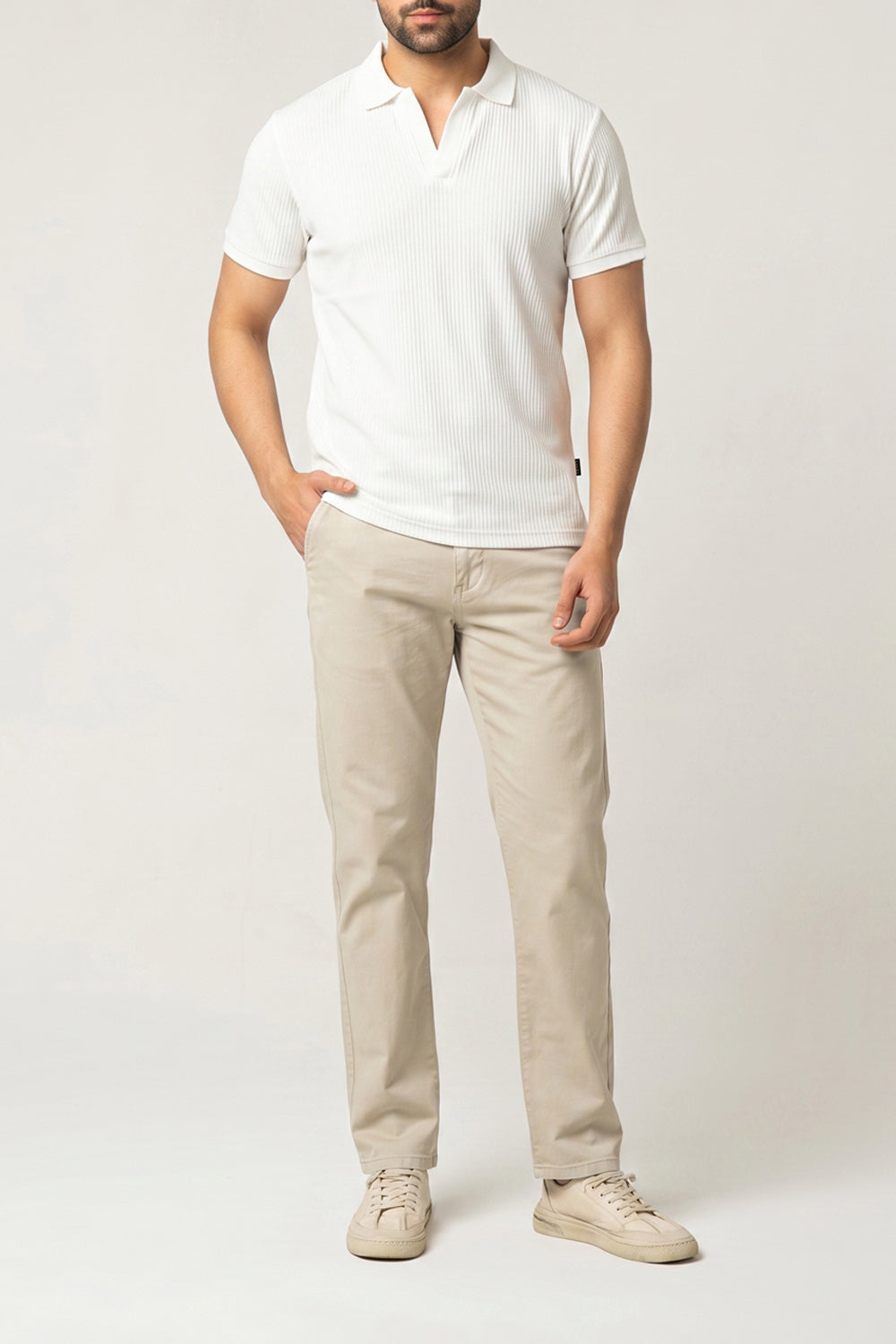 JOHNNY COLLAR TEXTURED POLO