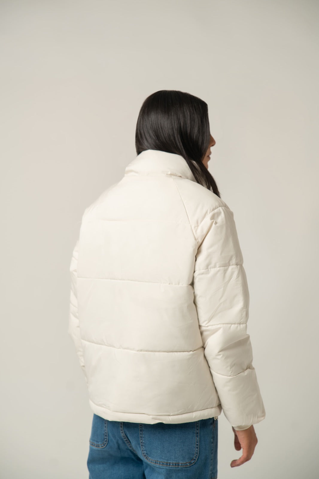 White Puffer Jacket